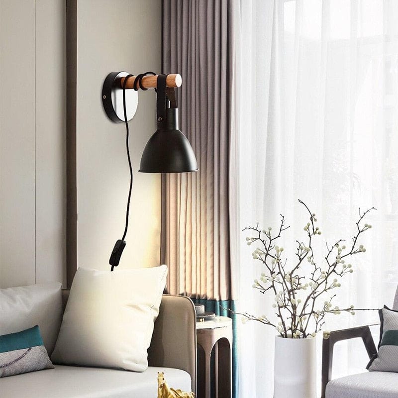 Applique Murale LED Industrielle Noire - Nofti | Marco Lucetti