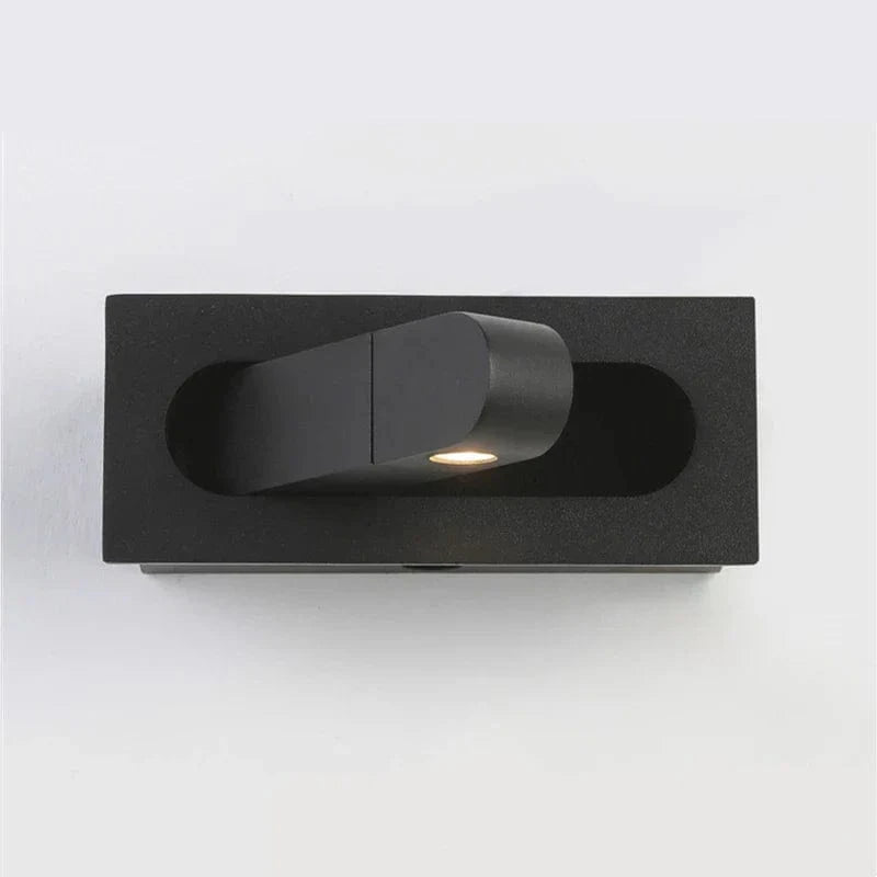 Applique murale LED intégrée 3W - Luminex | Marco Lucetti Noir mat / Blanc chaud