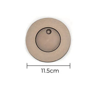 Applique murale LED intégrée nordique 3W - Lumina | Marco Lucetti Café rond / Blanc chaud (2700-3500K)