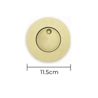 Applique murale LED intégrée nordique 3W - Lumina | Marco Lucetti Or rond / Blanc chaud (2700-3500K)