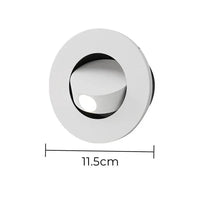 Applique murale LED intégrée nordique 3W - Lumina | Marco Lucetti Rond Blanc / Blanc chaud (2700-3500K)