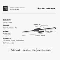 Applique Murale LED Intérieur Moderne - Black & White | Marco Lucetti