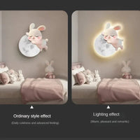 Applique murale LED Lapin Dessin Animé - Décoration Moderne | Marco Lucetti