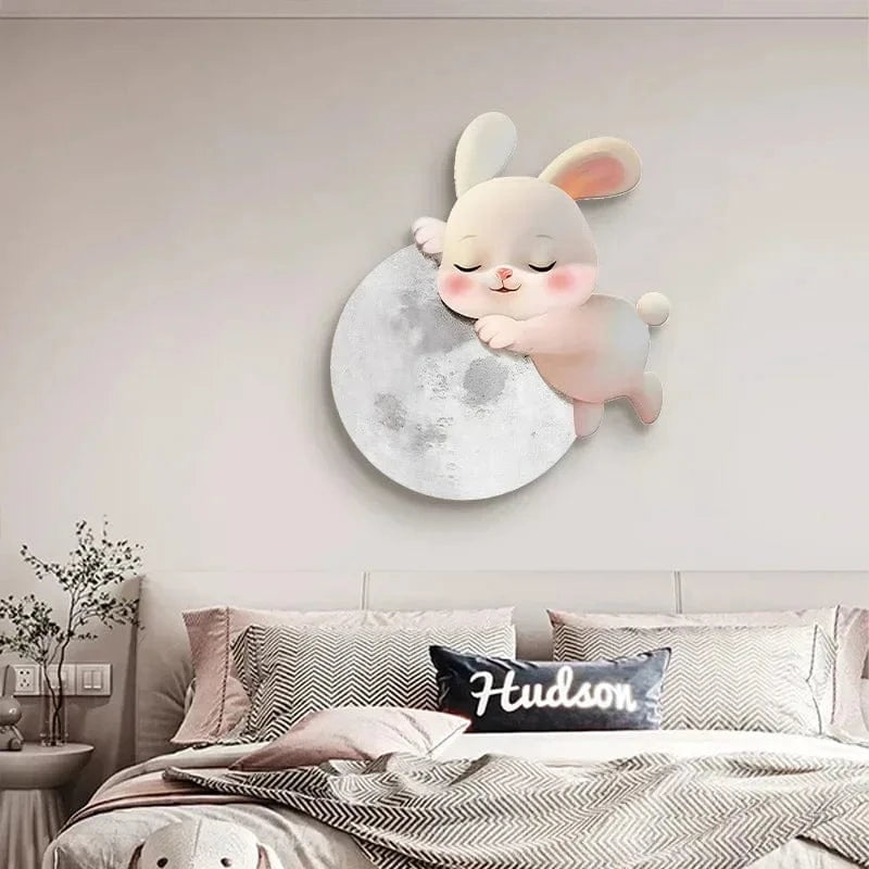 Applique murale LED Lapin Dessin Animé - Décoration Moderne | Marco Lucetti