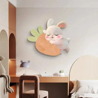 Applique murale LED Lapin Dessin Animé - Décoration Moderne | Marco Lucetti Pas de lumière B / 40X35CM