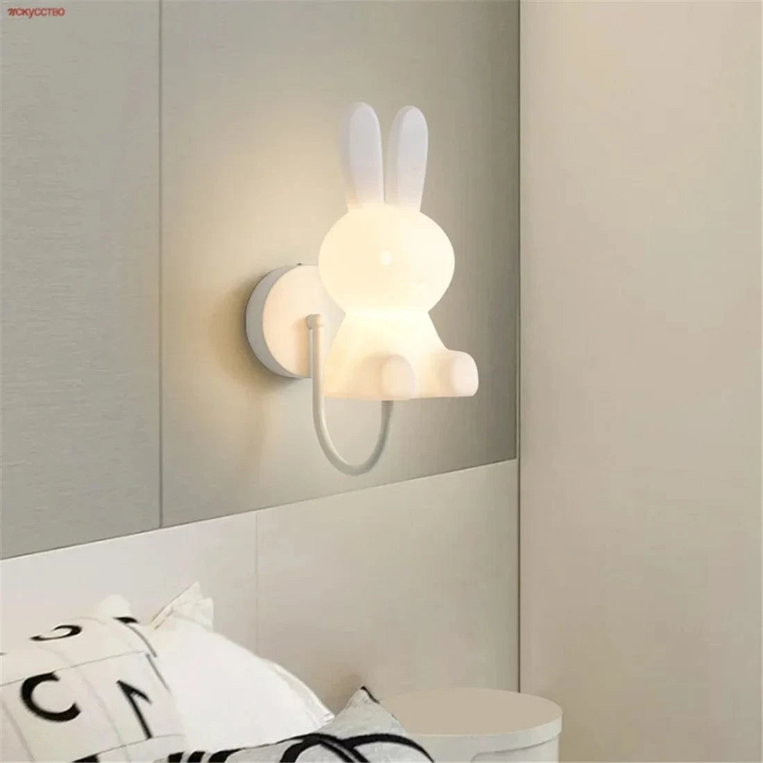 Applique murale LED Lapin : Idéale pour les chambres d'enfants | Marco Lucetti