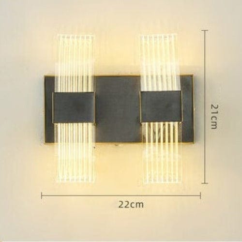 Applique murale LED linear luxury Tiziana | Marco Lucetti B - Noir