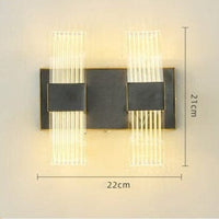 Applique murale LED linear luxury Tiziana | Marco Lucetti B - Noir