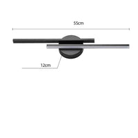 Applique murale LED Lio - Style contemporain à deux barres métalliques | Marco Lucetti