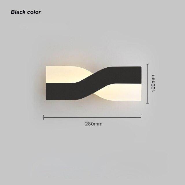 Applique murale LED Loft Design | Marco Lucetti Noir / Chaude / 6W