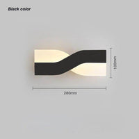 Applique murale LED Loft Design | Marco Lucetti Noir / Chaude / 6W