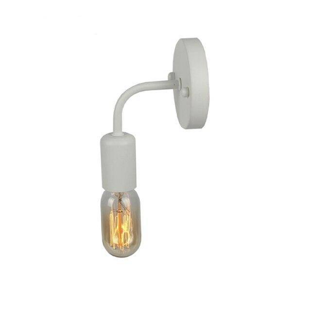 Applique murale LED Loft en métal arrondi | Marco Lucetti Blanc