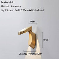 Applique murale LED Loft en métal géométrique | Marco Lucetti