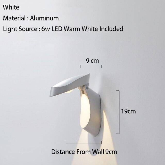 Applique murale LED Loft en métal géométrique | Marco Lucetti Blanc