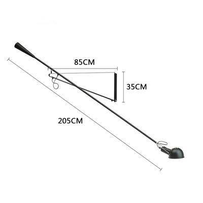 Applique murale LED Loft industrielle | Marco Lucetti Noir / A