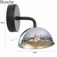 Applique murale LED Loft vintage | Marco Lucetti Argenté