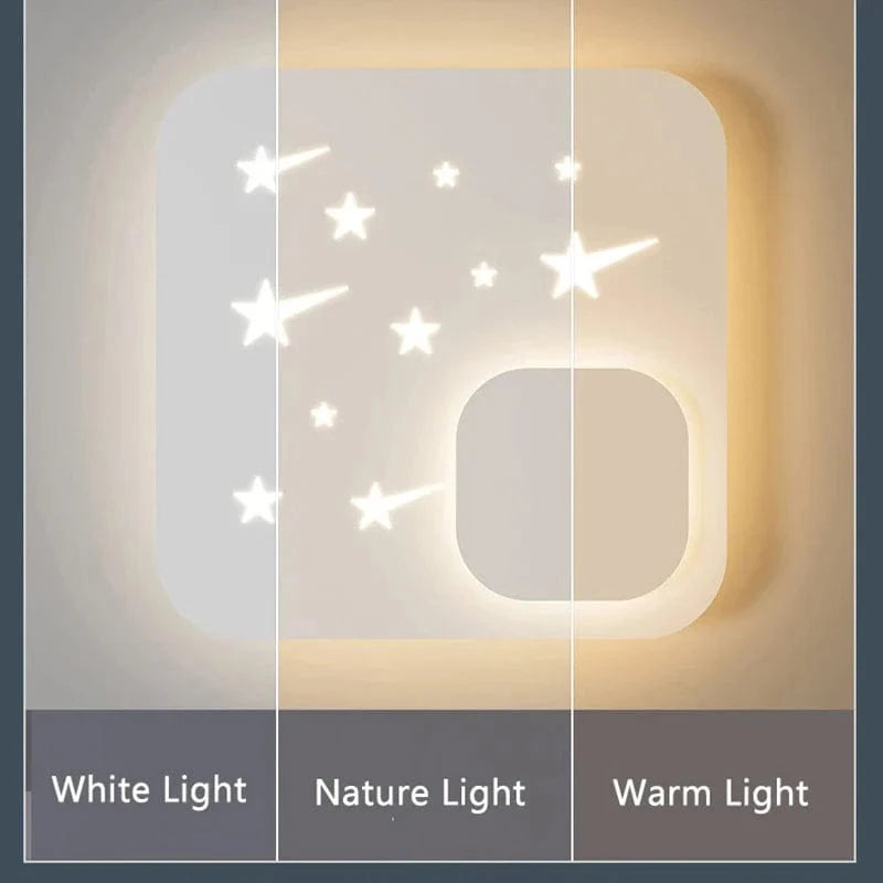 Applique murale LED ludique en blanc | Marco Lucetti