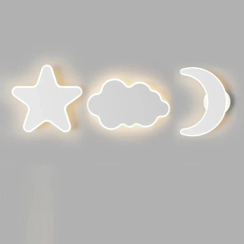 Applique murale LED ludique en blanc | Marco Lucetti