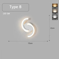 Applique murale LED ludique en blanc | Marco Lucetti B