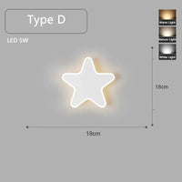 Applique murale LED ludique en blanc | Marco Lucetti D