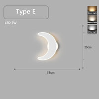 Applique murale LED ludique en blanc | Marco Lucetti E