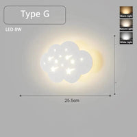 Applique murale LED ludique en blanc | Marco Lucetti G