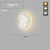 Applique murale LED ludique en blanc | Marco Lucetti H