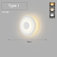 Applique murale LED ludique en blanc | Marco Lucetti J