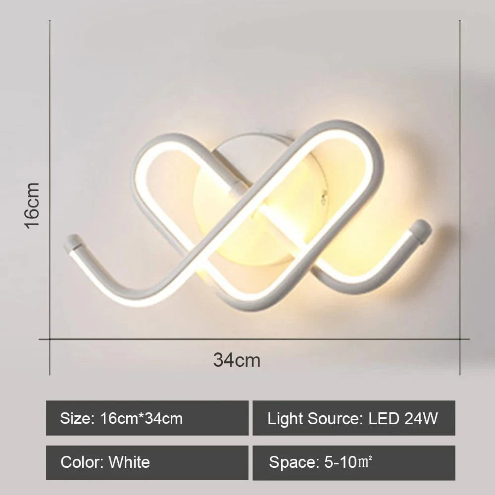 Applique Murale LED Lumière Blanche Chaude et Froide - Acrylique Intérieur | Marco Lucetti Blanc / Blanc chaud (2700-3500K)