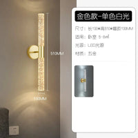 Applique Murale LED Lumière Cristal | Marco Lucetti Lumière blanche et dorée