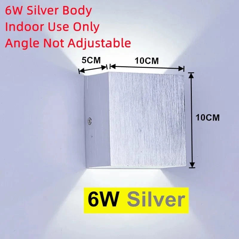 Applique Murale LED Lumière Extérieure Dorée IP65 | Marco Lucetti