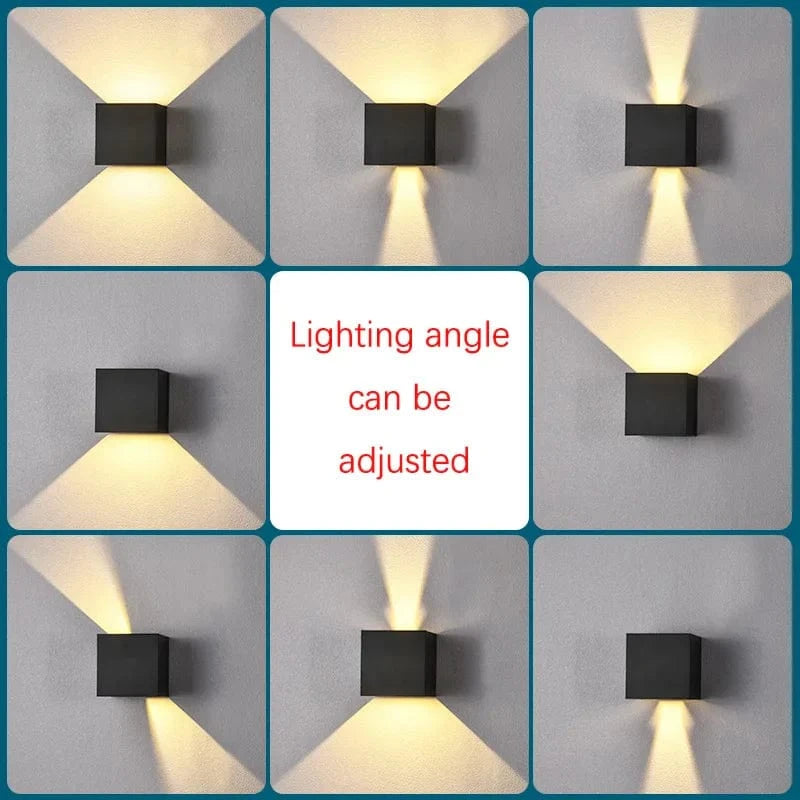 Applique murale LED lumière extérieure étanche pour Porche et Jardin - 6W/12W IP65 | Marco Lucetti