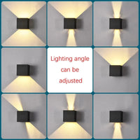 Applique murale LED lumière extérieure étanche pour Porche et Jardin - 6W/12W IP65 | Marco Lucetti