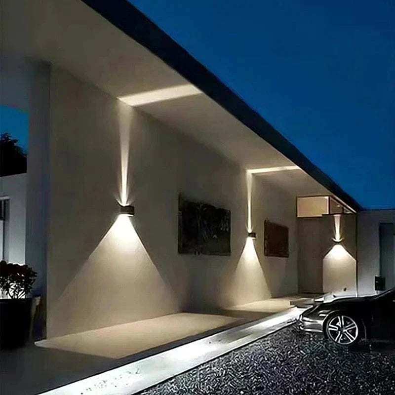 Applique murale LED lumière extérieure étanche pour Porche et Jardin - 6W/12W IP65 | Marco Lucetti