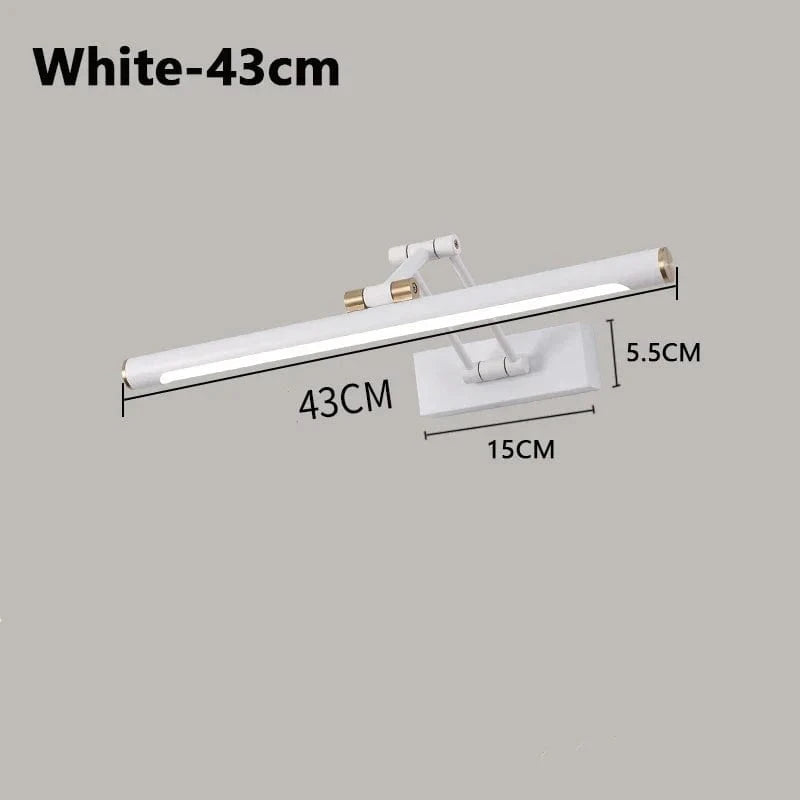 Applique murale LED "Lumière Miroitante" | Marco Lucetti A blanc 43cm / Blanc chaud (2700-3500K)