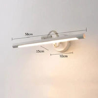 Applique murale LED "Lumière Miroitante" | Marco Lucetti B Blanc 58 cm / Blanc chaud (2700-3500K)