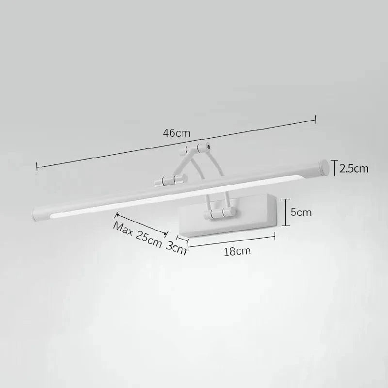 Applique murale LED "Lumière Miroitante" | Marco Lucetti C Blanc 46CM / Blanc chaud (2700-3500K)