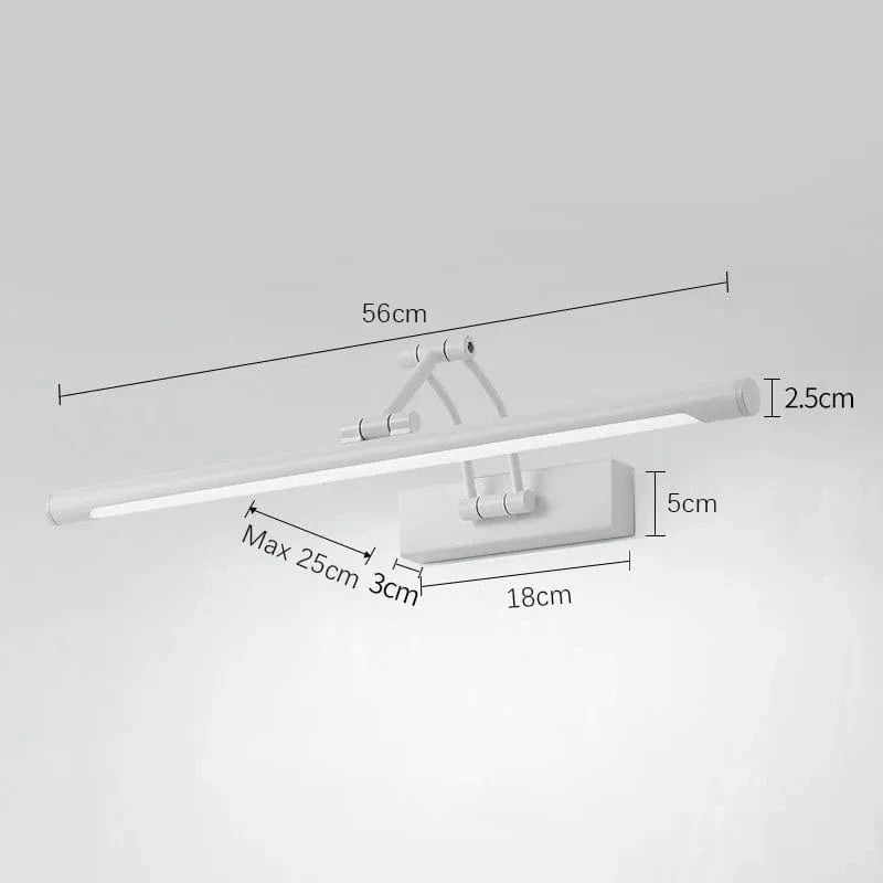 Applique murale LED "Lumière Miroitante" | Marco Lucetti C Blanc 56CM / Blanc chaud (2700-3500K)