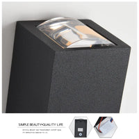 Applique murale LED : Lumières d'éclairage extérieur modernes pour maison et balcon | Marco Lucetti