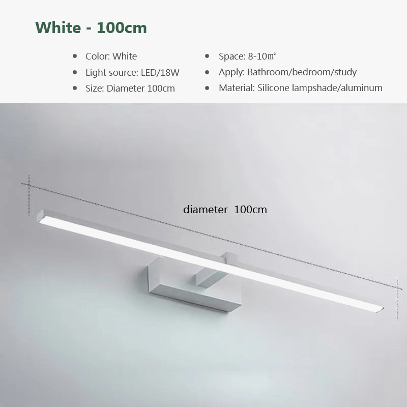 Applique murale LED "Lumina" pour salle de bains modernes | Marco Lucetti