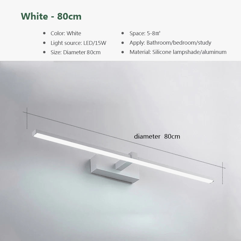 Applique murale LED "Lumina" pour salle de bains modernes | Marco Lucetti