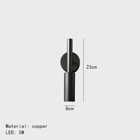 Applique murale LED Luminos en laiton | Marco Lucetti Noir