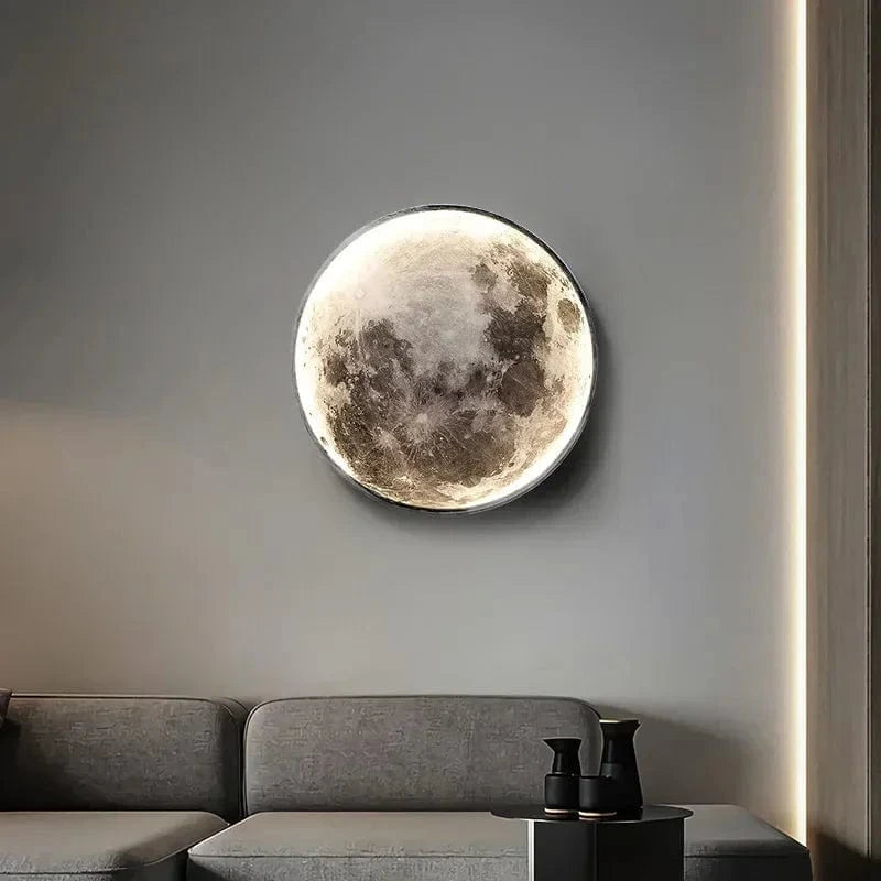 Applique murale LED "Lune Créative" pour une décoration intérieure unique | Marco Lucetti