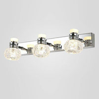 Applique murale LED Luxe en Cristal et Chrome | Marco Lucetti 3 lampes / Chaude