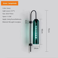 Applique Murale LED Luxe en Verre pour Chambre et Salon | Marco Lucetti D-Noir / Blanc chaud (2700-3500K) / 110V