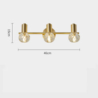 Applique murale LED Luxury Altesse Gold | Marco Lucetti 3 Lampes / Chaude