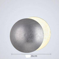 Applique murale LED Luxury en métal coloré et arrondi | Marco Lucetti Argenté