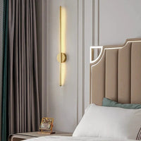 Applique murale LED "Luxury Gold Noir" | Marco Lucetti B Or / 100cm 20w / Blanc froid5500-6500K