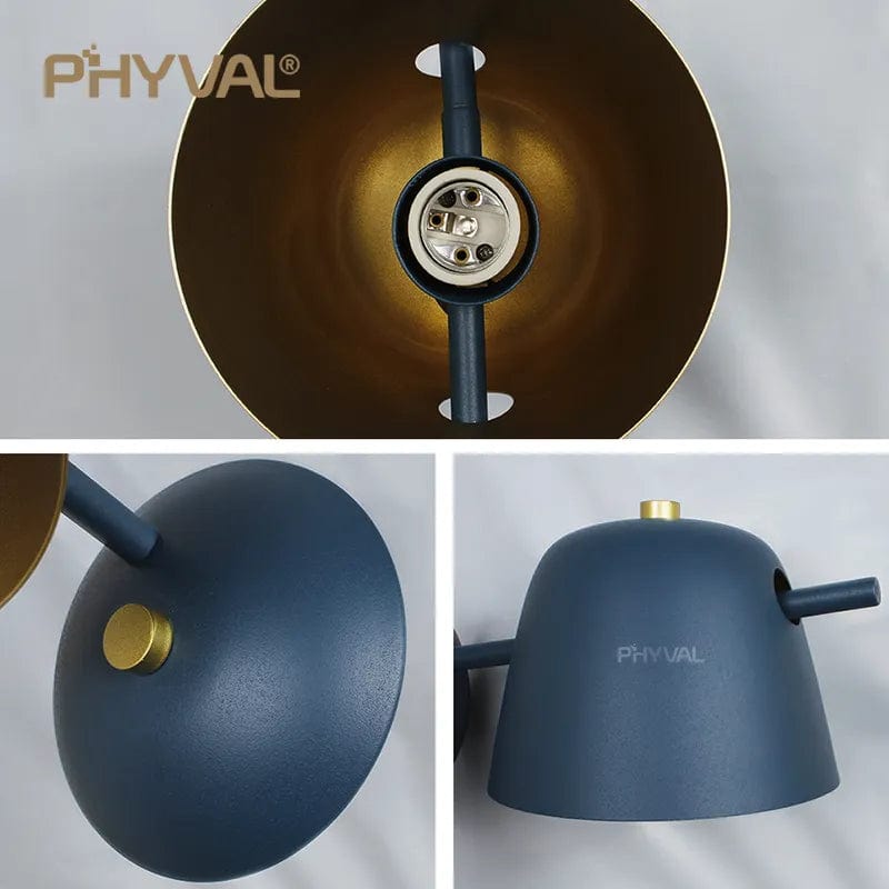 Applique murale LED Macaron Noir - Élégance pour le salon | Marco Lucetti