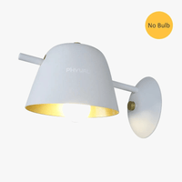 Applique murale LED Macaron Noir - Élégance pour le salon | Marco Lucetti